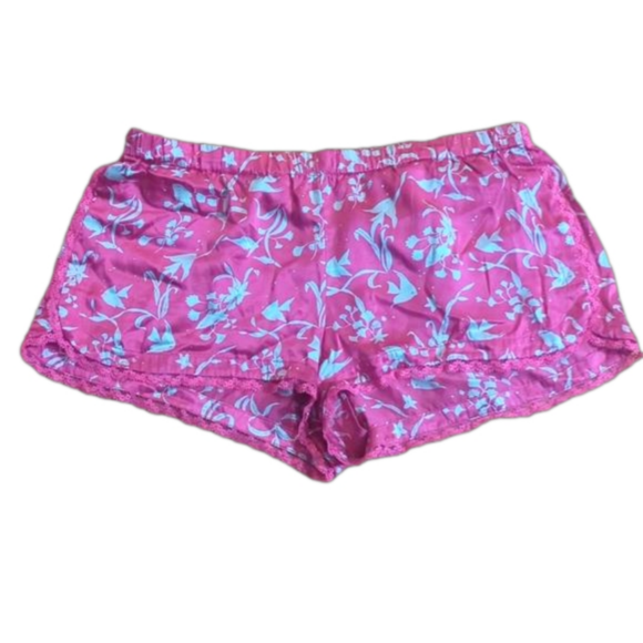 Victoria's Secret Other - Victoria's Secret size small S satin sleep short pink white floral